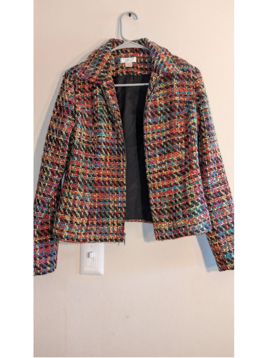 Christopher & Banks Jackets & Blazers - Christopher & Banks Blazer XS Multi-color Tweed Jacket, women's
